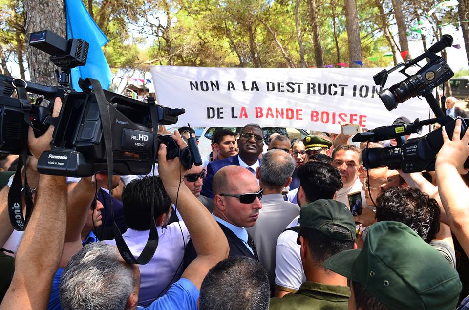 Le ministre du tourisme interpellé au sujet de la Bande boisée à Aokas le dimanche 29 juillet 2018 10128