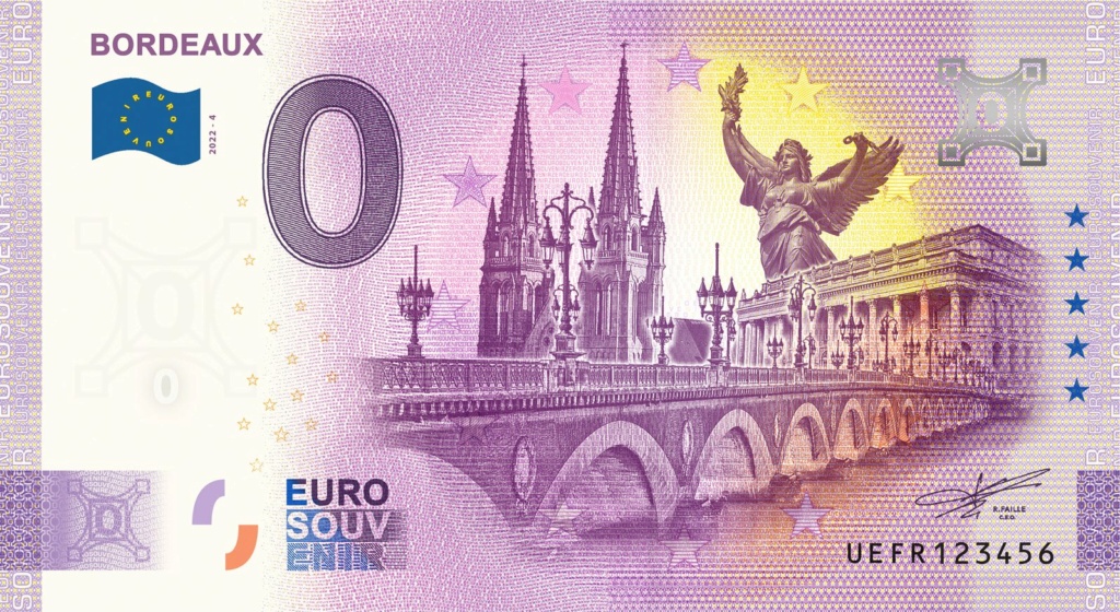 BES - Billets 0 € Souvenirs  = 119 Fr10