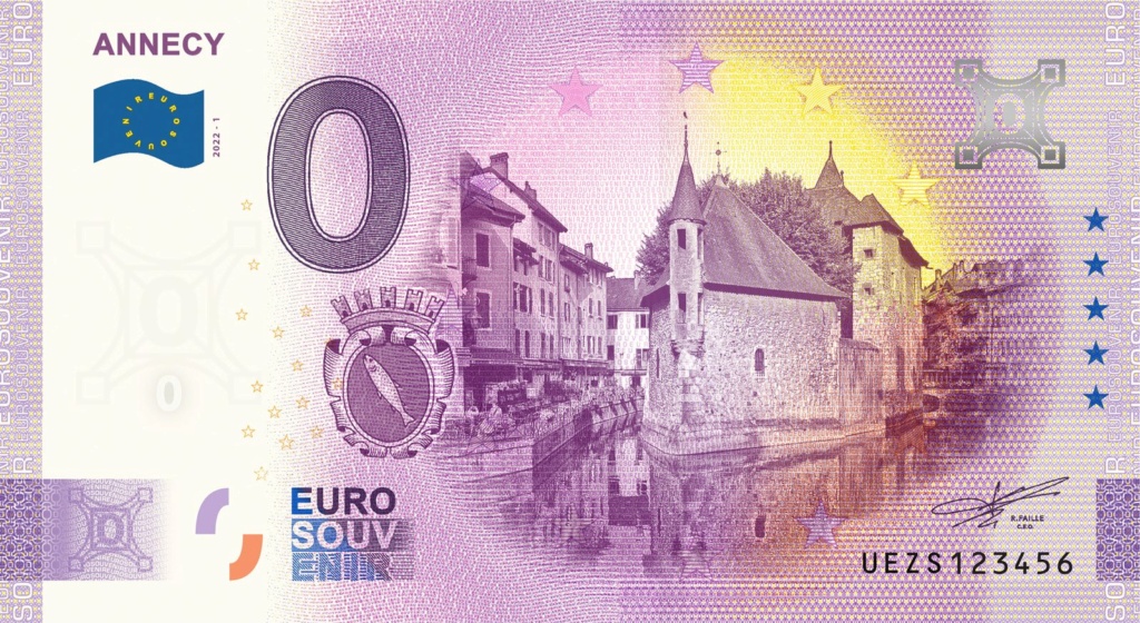 BES - Billets 0 € Souvenirs  = 77 Zs10