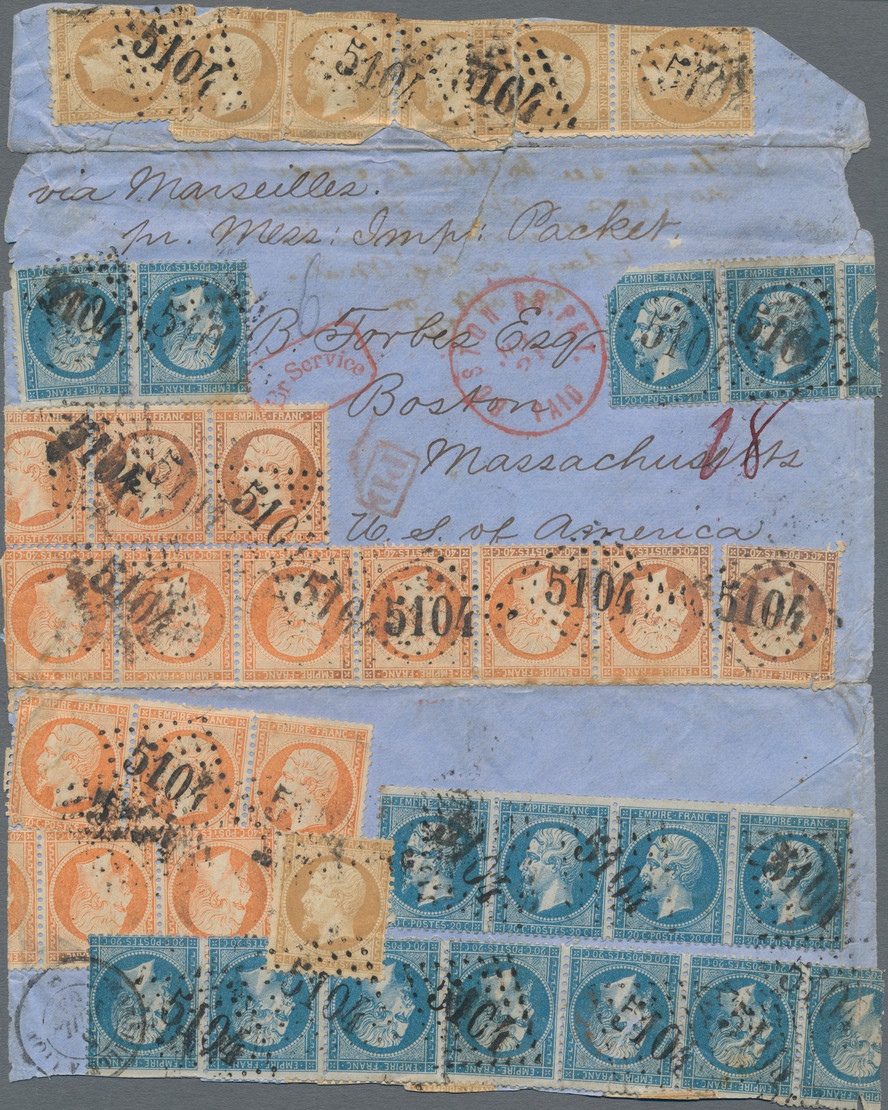 Affr 1864 a 9 francs 70 avec  de n°21 x7, 22 x20 et 23 x15, qui dit mieux ?  355_0011