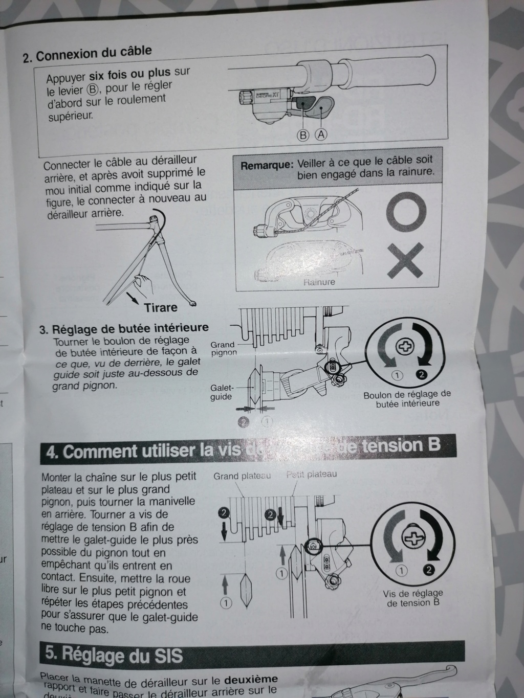 derailleur - Réglage dérailleur arrière - Page 2 Img_2125