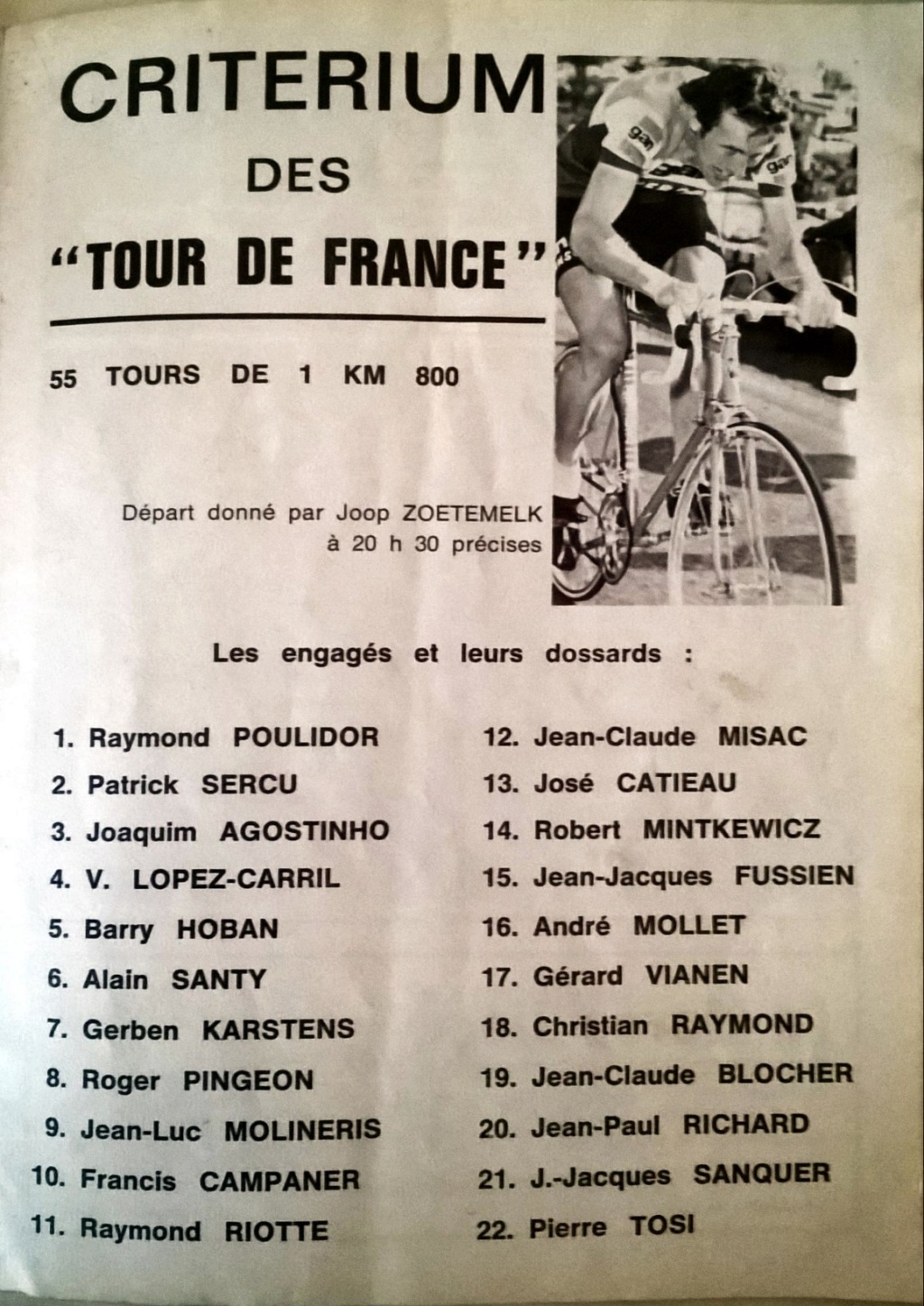 Critérium des "tour de France" 1974/75  Office24