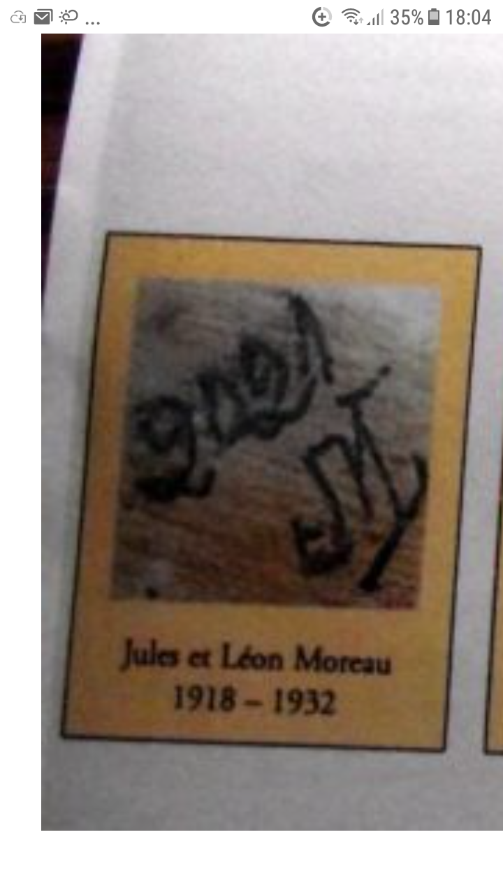 Bouquetière de fiançailles Signature de Jules et Leon Moreau 1918 1932 Screen56