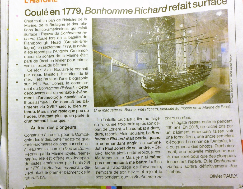 Le Bonhomme Richard de John Paul Jones retrouvé... mars 2019 P1240415