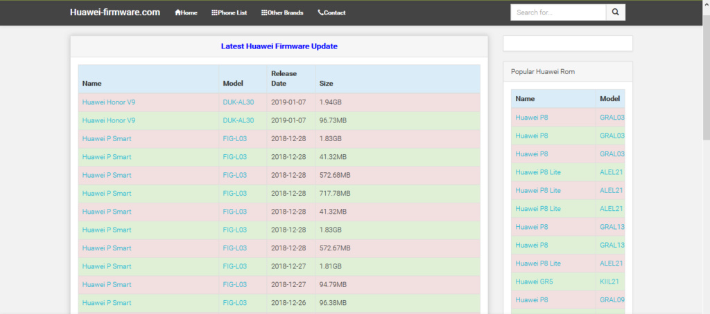 HUAWEI FIRMWARE D10