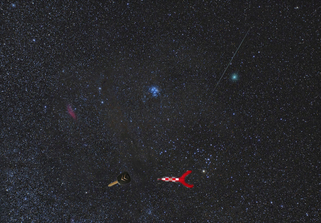 Grand champs Wirtanen, Californie, Pléiades et Hyades Comete10