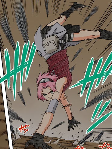 sakura - [Discussão] Sakura tem (ou teria) o diferencial de possuir uma maior flexibilidade corporal que os ninjas em geral ? - Página 2 Image190