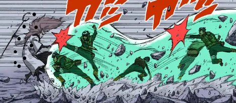 [Discussão] Para vocês quais ninjas poderiam duelar contra o Yondaime Raikage e seu rcm Lv 2? Image213