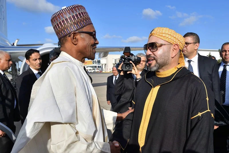 المغرب ونيجيريا يوقعان مشروعا ضخما لمد أنبوب للغاز بينهما Buhari10