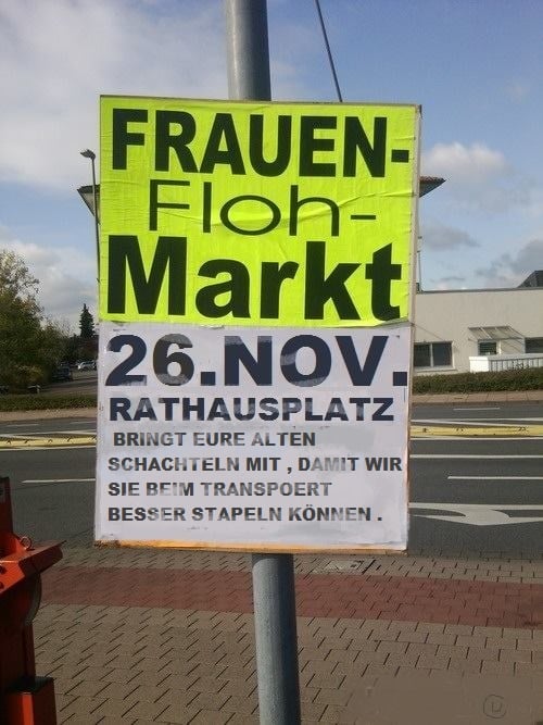 Frauen Flohmarkt 75311410