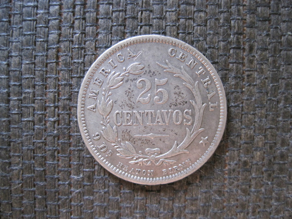 Costa Rica. 25 Centavos de 1893. Img_4911