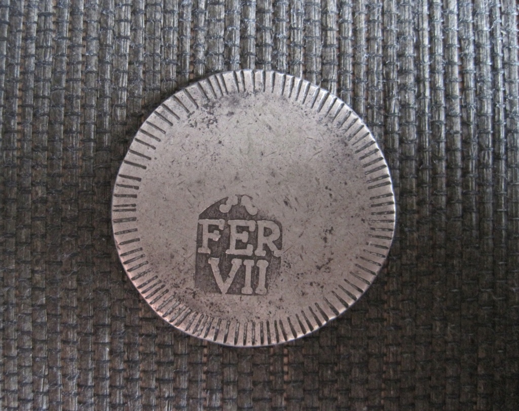 Duro (5 Pesetas) de Fernando VII. 1808, Gerona Nref8810