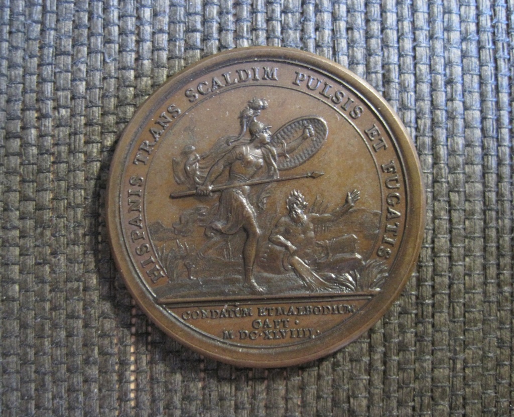 Francia. Medalla sobre la toma el 25 de agosto de 1649 de la Villa de Conde  Nref9210