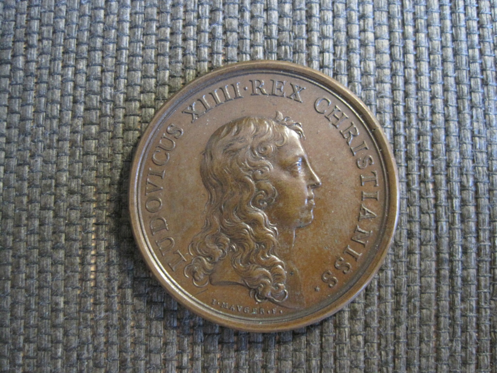 Francia. Medalla sobre la toma el 25 de agosto de 1649 de la Villa de Conde  Nref9211