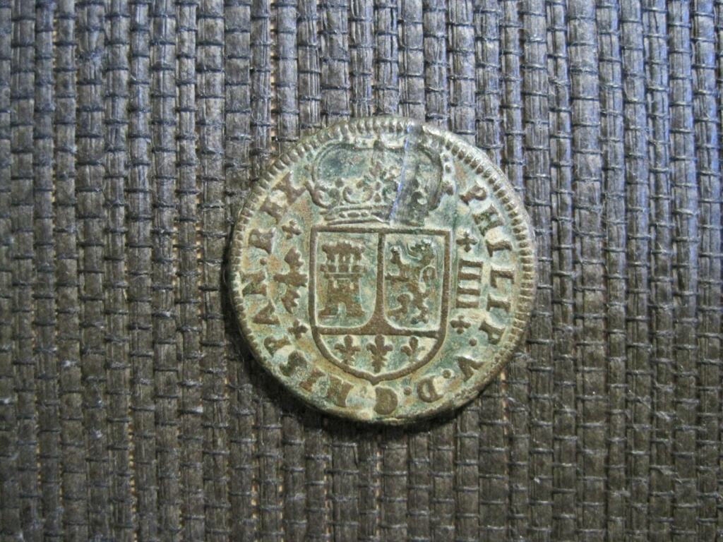 4 Maravedís Felipe V 1719, de Valencia. Ref18211