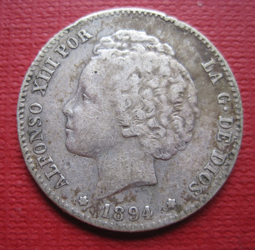 1 Peseta de 1894 Ref29c10