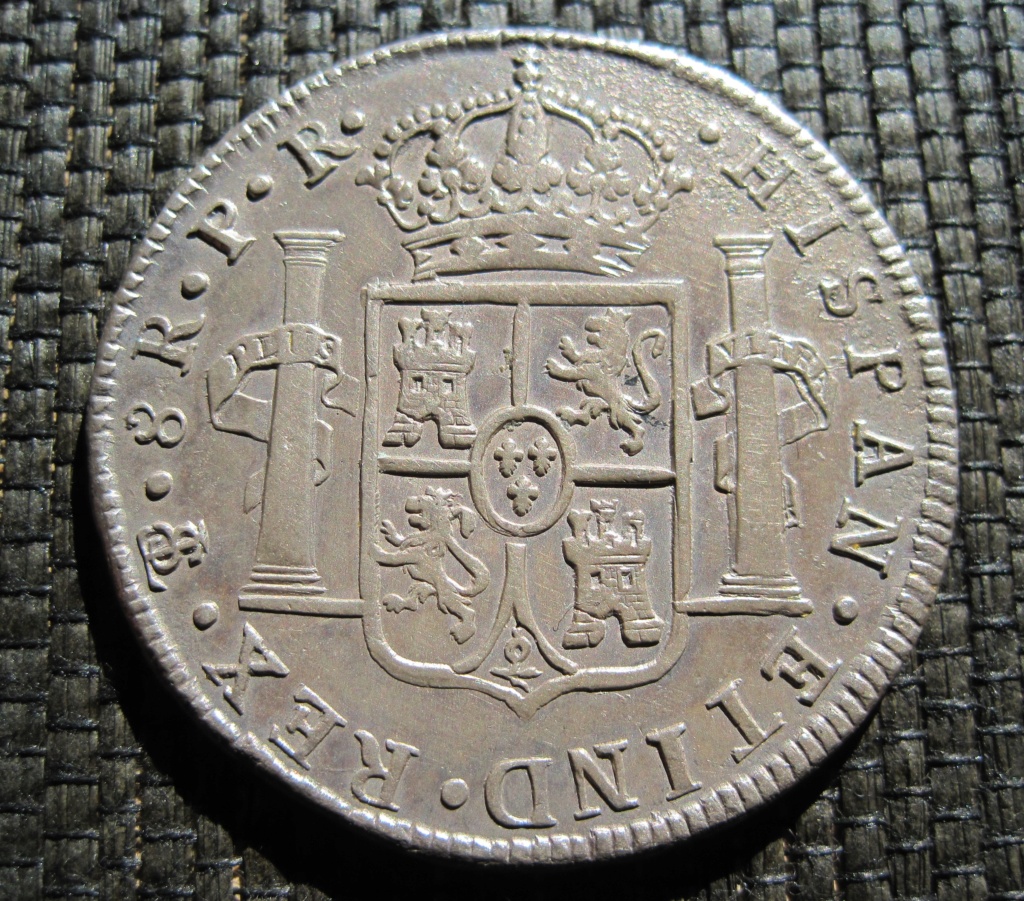 8 reales 1777. Carlos III. Potosí. Ref59811