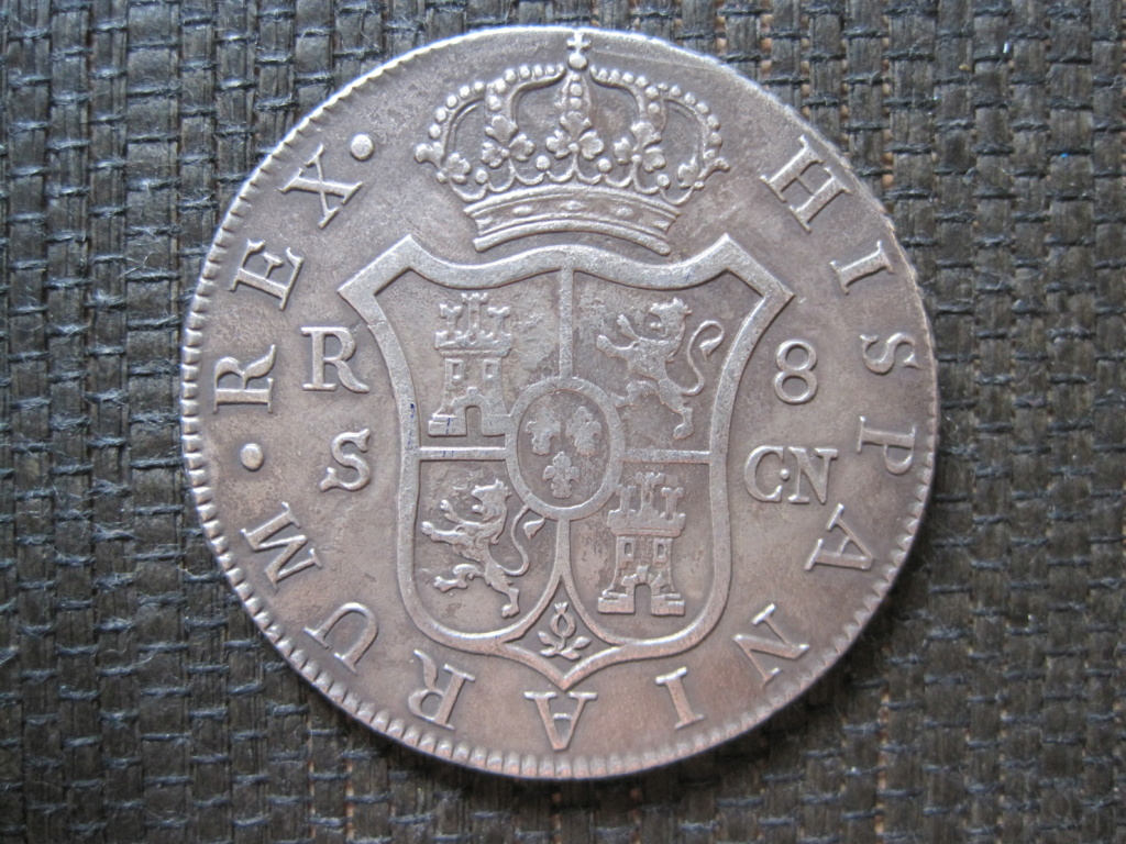 8 Reales 1795. Carlos IV. Sevilla Ref63211