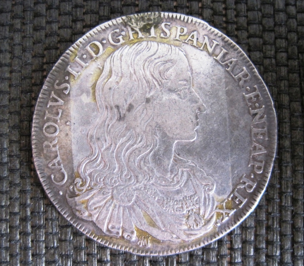 1684 Ducado de Carlos II, Nápoles. Ref8ca10