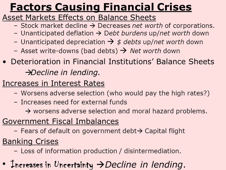 What could Trigger a Banking crisis? Slide_10