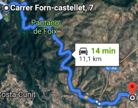 Ruta en el Foix (Barcelona) Anotac10