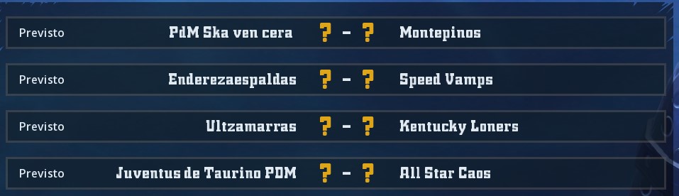 Campeonato Piel de Minotauro 14 - Grupo 3 - Jornada 3 hasta el 8 de Mayo G316