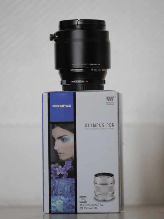 [VENDU] Objectif Olympus M.ZUIKO Digital ED 75 mm F1.8 _1299611