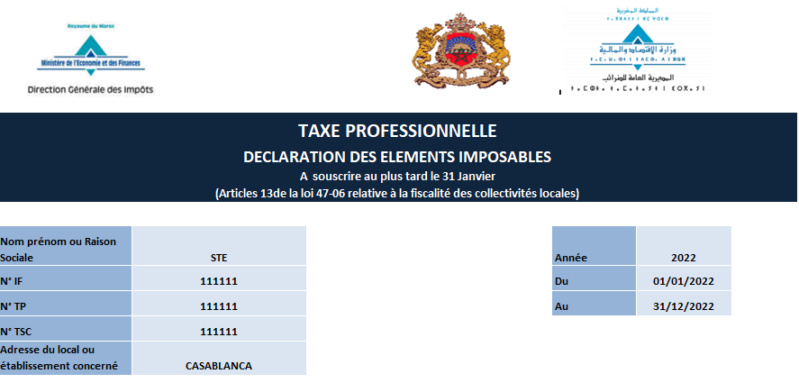 Plateforme E-commerce DIRECTINFO de l'Office Marocain de la Propriété Industrielle et Commerciale Tp_edi10