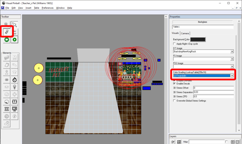 [INFO] DOF - SSF - Améliorer une table EM et originale sur VPX Lut10