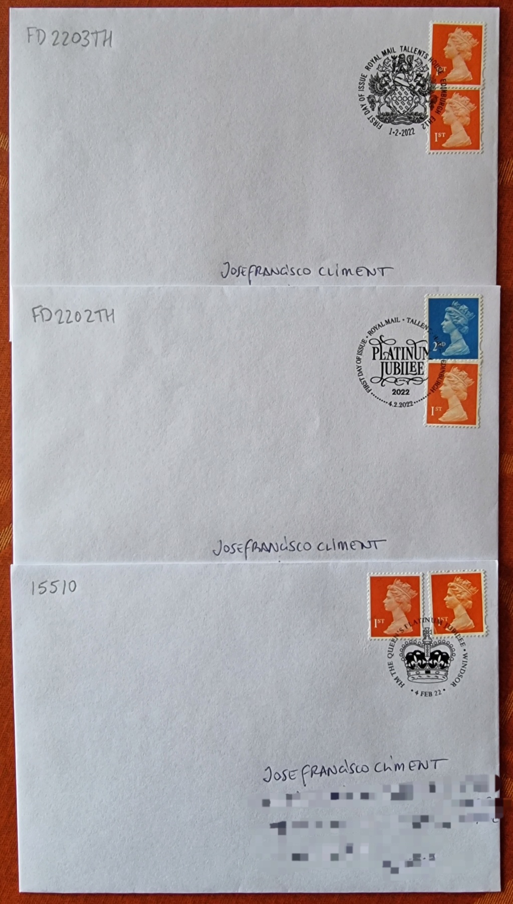 REINO UNIDO - Matasellos conmemorativos del Royal Mail 20220335