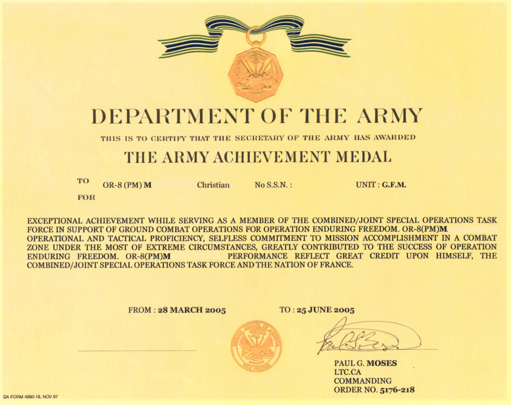 Army achievement medal Deco_u10