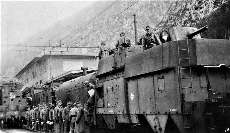 Breil - Tende - Valle de la Roya (06) Artillerie ferroviaire Panzer10