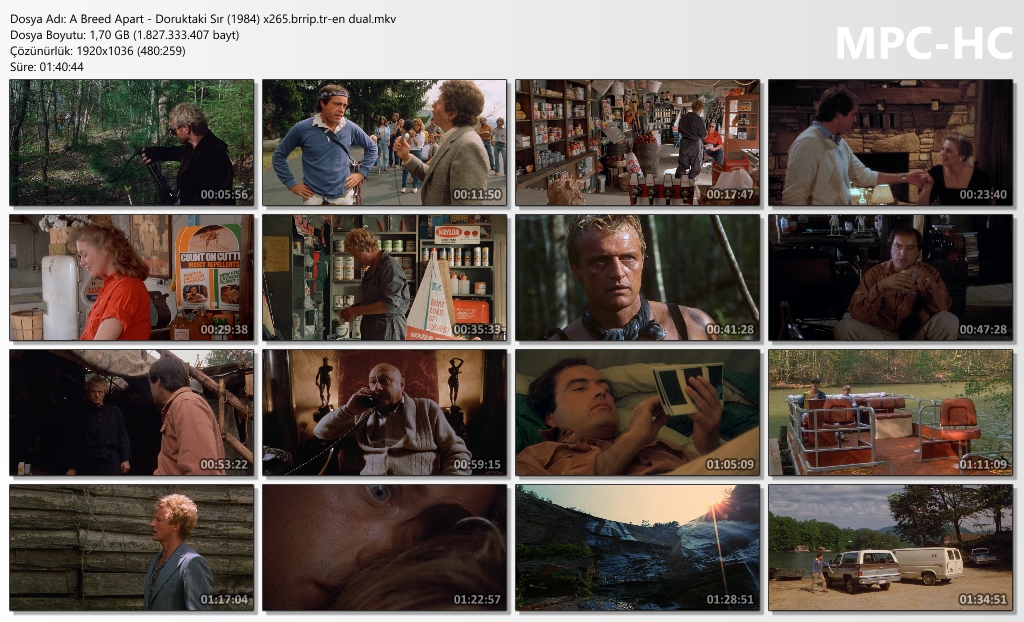 Doruktaki Sır - A Breed Apart (1984) 1080p.brrip.x265.tr-en dual 3138