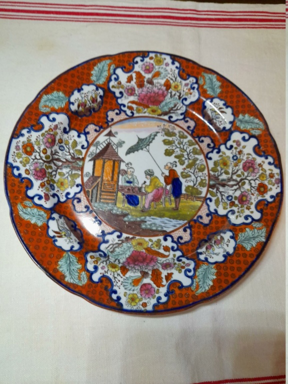 Oriental pattern shallow bowl Orient10