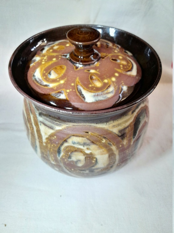 Tea & Flour Storage Pots with "swirls" - Alvingham Tea310