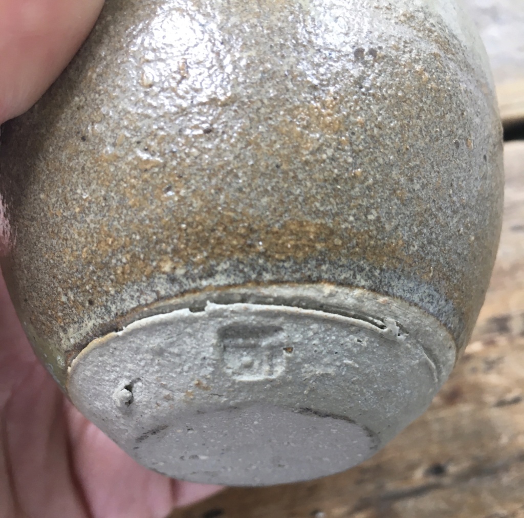 stoneware vase/vessel T mark and dot - Tony Barnes, Australia  Img_2017