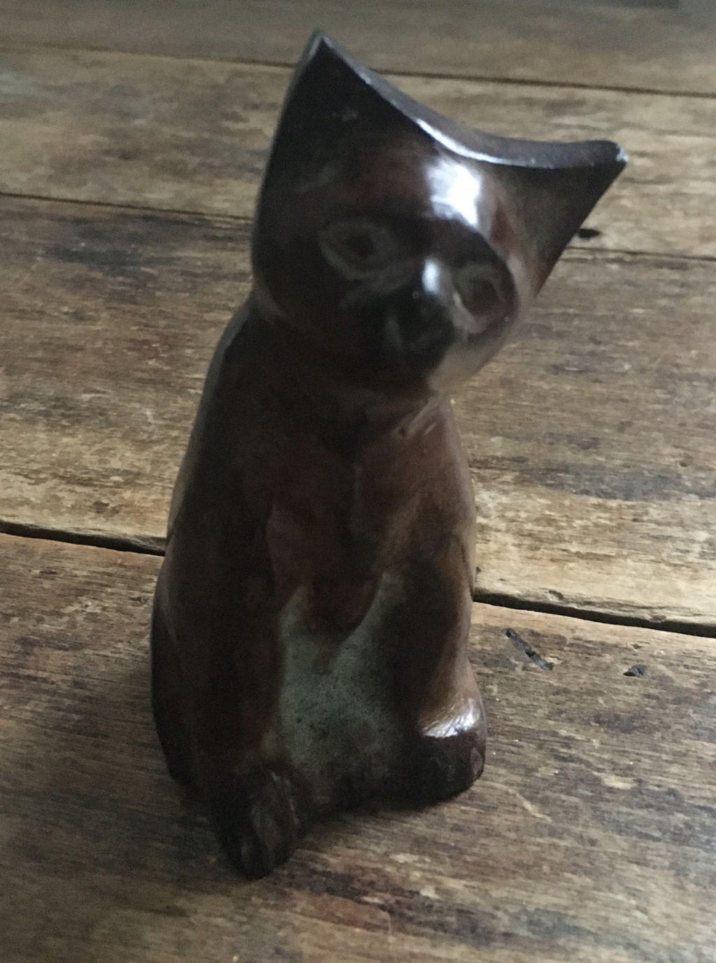 Small unmarked modelled Cat figurine - Era unknown Img_2020