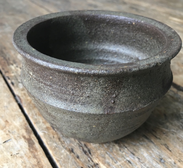 Small stoneware vessel - mark to base illegible... Img_2129