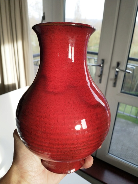 Red Flambe Style Vase Img_2023