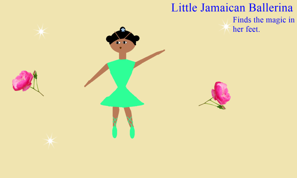 Jamaican cute little ballet dancer Jama1340
