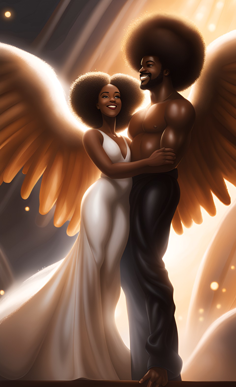 Jamaican anime guidance angel smiling Jamai146
