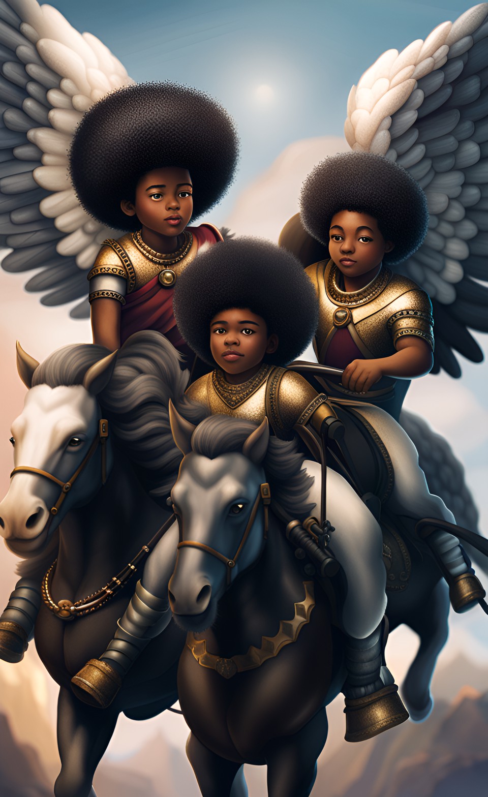 Jamaican angels riding horse Jamai170
