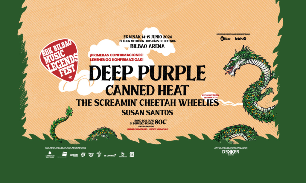 BBK Bilbao Music Legends Fest 2024 (14-15 junio): Deep Purple, SCW, Canned Heat, Susan Santos Slider10
