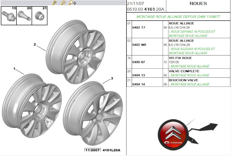 [INFORMATION] Evolutions de gamme C4 I - Page 2 Jantes11