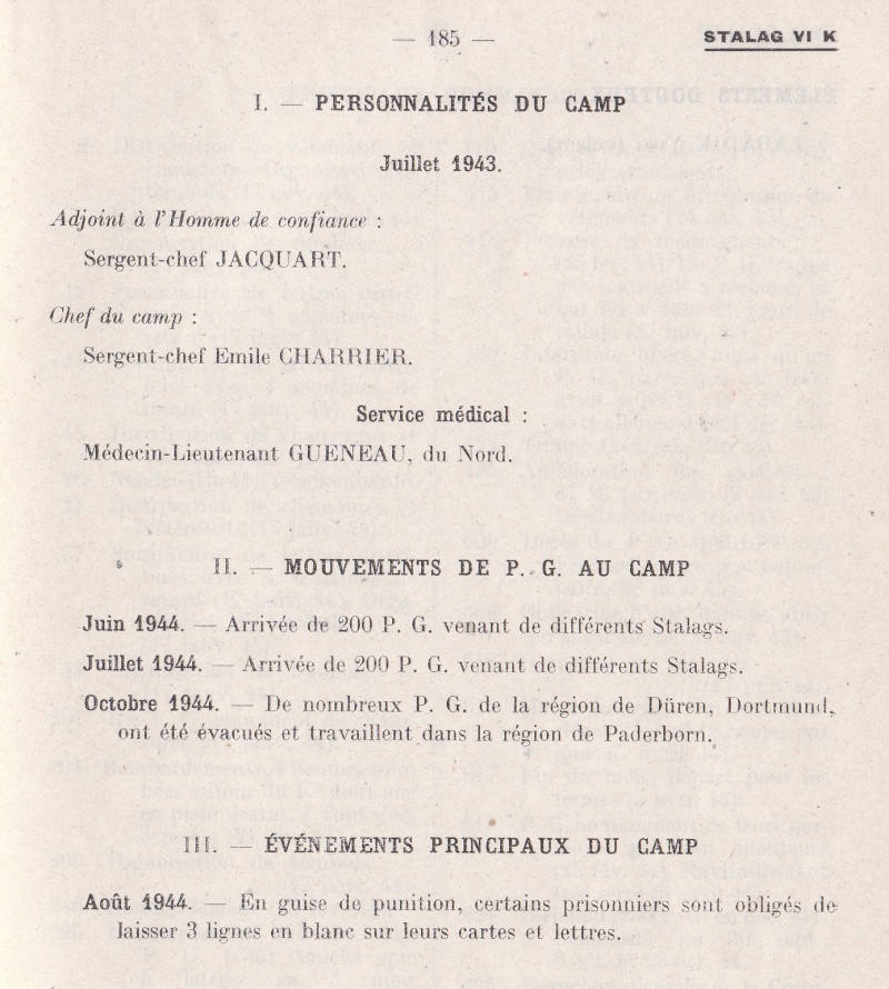 STALAG - Camps de Prisonniers de Guerre (doc 5è Bureau) Img_0282