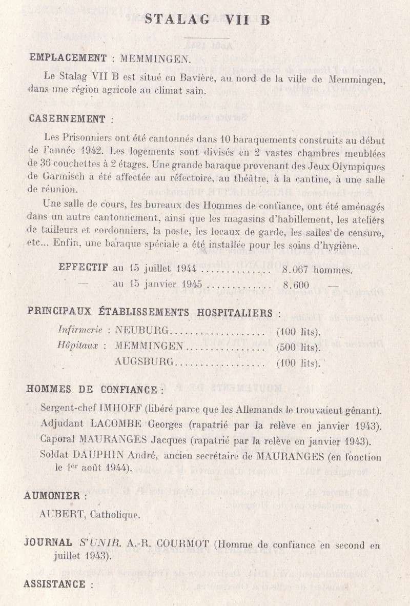 STALAG - Camps de Prisonniers de Guerre (doc 5è Bureau) Img_0294