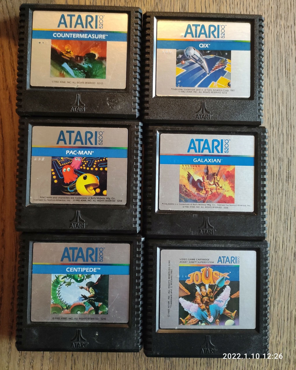 [VDS] lot jeux Activision Atari 2600, lot Atari 5200, lot Microvision 520010