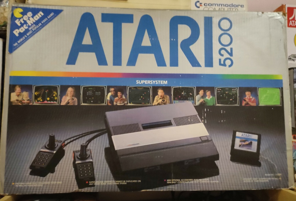 [VDS] console Atari 5200 boite, jeux, multicartes, probl aux manettes A310