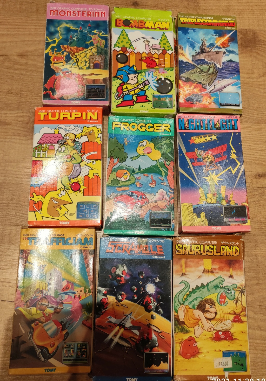 [VENDU] jeux Atari 2600 et Tomy Pyuuta jeux, multicartes Pyuu_210