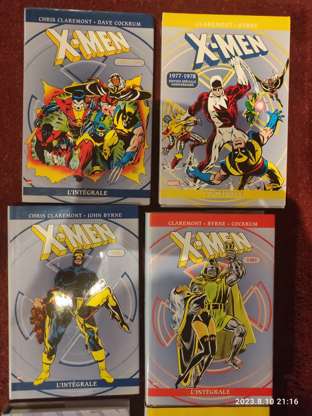 [VDS] X-Men intégrales Panini comics en VF et X Factor et New Mutants Omnibus Xmen210